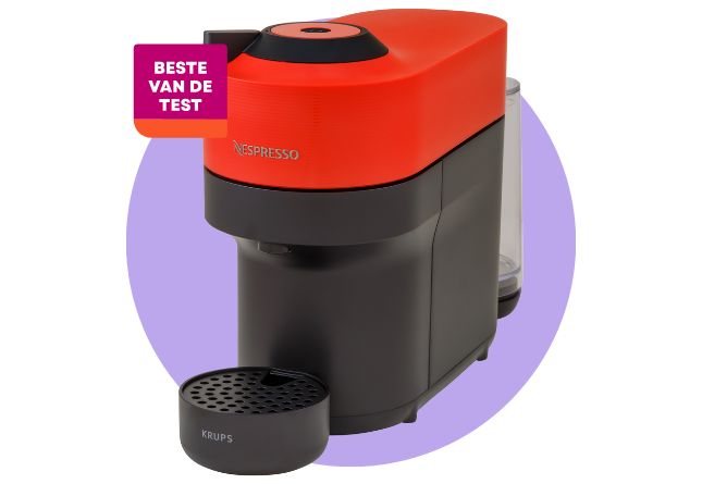 Koffiemachine met capsules KRUPS XN920110 Vertuo Pop, Beste van de test bij Testaankoop in 2025